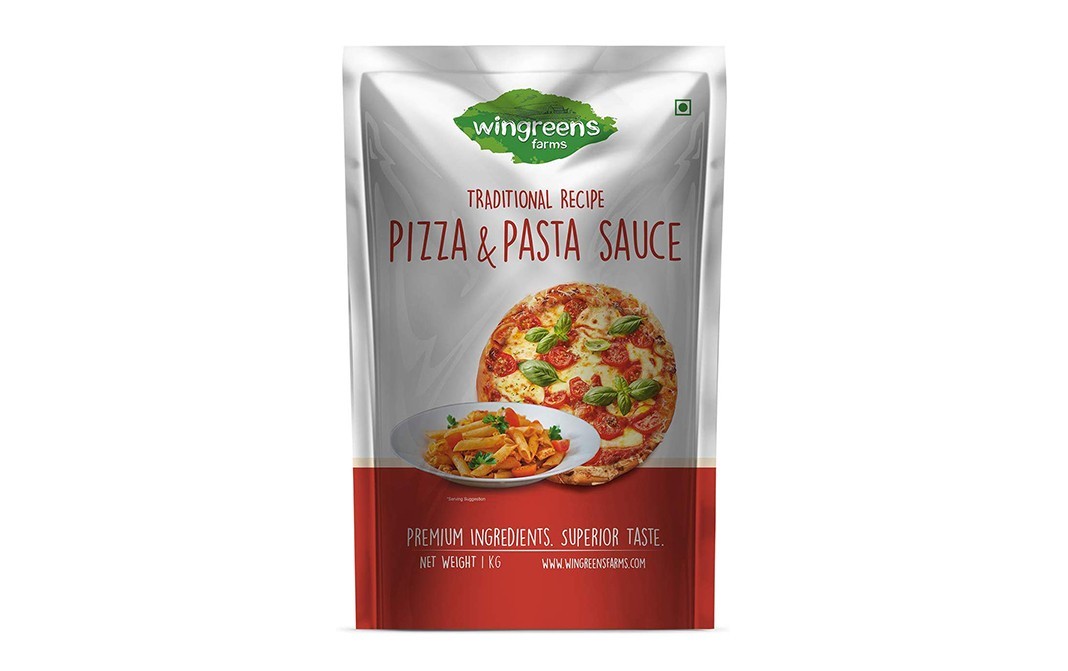 Wingreens Farms Traditional Recipe Pizza & Pasta Sauce   Pack  1 kilogram